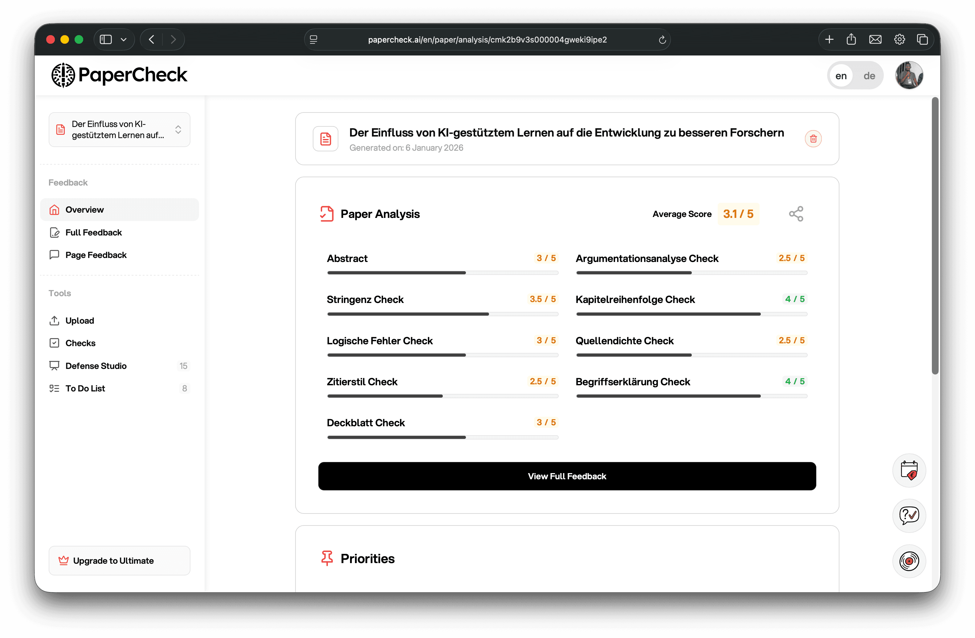 Paper Analysis Overview